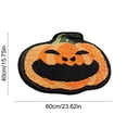 thumbnail image 3 of Antqov Halloween Bathroom Rugs 16x24" Non Slip Fall Pumpkin Bath Mat Cute Decorative Soft Doormat for Home Bathroom Decor, 3 of 6
