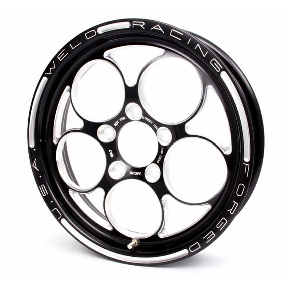 Weld Magnum 1-Piece 15x3.5 / 5x4.75 BP / 1.75in. BS Black Wheel - Non-Beadlock - 86B-15274