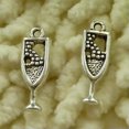 thumbnail image 4 of K-KED 300 Pcs Tibetan Silver Wine Glass Charms Pendant 20X7MM S3372 DIY Delicate Jewelry Making, 4 of 4