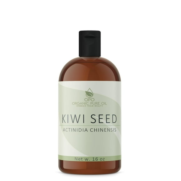 Aceite de semilla de kiwi OPO - 16 oz - Aceite de kiwi puro, natural, prensado en frío, sin refinar, perfecto para el cabello, la piel, el cuero cabelludo, el cuidado del cuerpo, humectante