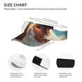 thumbnail image 2 of Kdxio Cloud Guinea Pig Print Sun Visor Hat Golf Visor Adjustable Velcro Outdoor Sports Cap for Men Women, 2 of 6