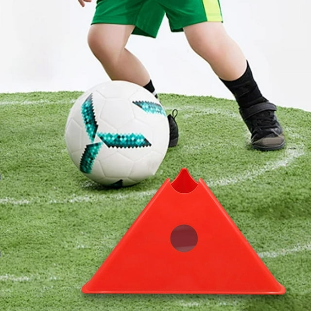 Conos de disco para fútbol DYNWAVEMX Entrenamiento de agilidad Rojo 25 cm