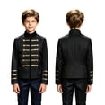 thumbnail image 6 of LYHaoo Boys Halloween Long Sleeve Jacket Stand Collar Dress Up Jacket Coat for Kids Party Performance Outfits(15-16 Years), 6 of 7