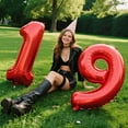 thumbnail image 4 of Red Number 9 Balloon 40 Inch Jumbo Mylar Foil Helium Balloon for 19 29 39 90 99 Birthday Party Decorations, Anniversary Supplies & Giant Number Displays Birthday Party Anniversary Supplie, 4 of 16