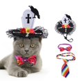 thumbnail image 2 of Mascota perro Cosplay pajarita moda disfraz accesorios Halloween vestir, 2 of 5