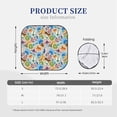 thumbnail image 3 of Windshield Sun Shade, Travel Stamp Print Foldable Car Sun Shade Windshield For Front, 2 Pieces, 3 of 4