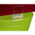 thumbnail image 6 of 2 Part Adjustable Angle Bowl Sign Clip, Pivoting Food Tray Sign Holder, Clear, 75 Pack, 6 of 6