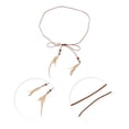thumbnail image 4 of Cinturón de cintura ajustable de 1 pieza con flecos de plumas de Unique Bargains, 4 of 5