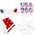 thumbnail image 4 of CCRFTGI 250th Anniversary Usa Shirt for Kids Girls Independence Day Cute Tops 4th Of July 250 Anniversary USA Flag Tshirt July 4th Celebration Summer Shirts 1776 T-Shirts Wine 3-4 Years, 4 of 5