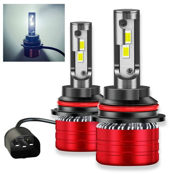 For 2007-2014 Ford Expedition Headlights 9008/H13 LED Light High and Low Beam Bulbs 2pc