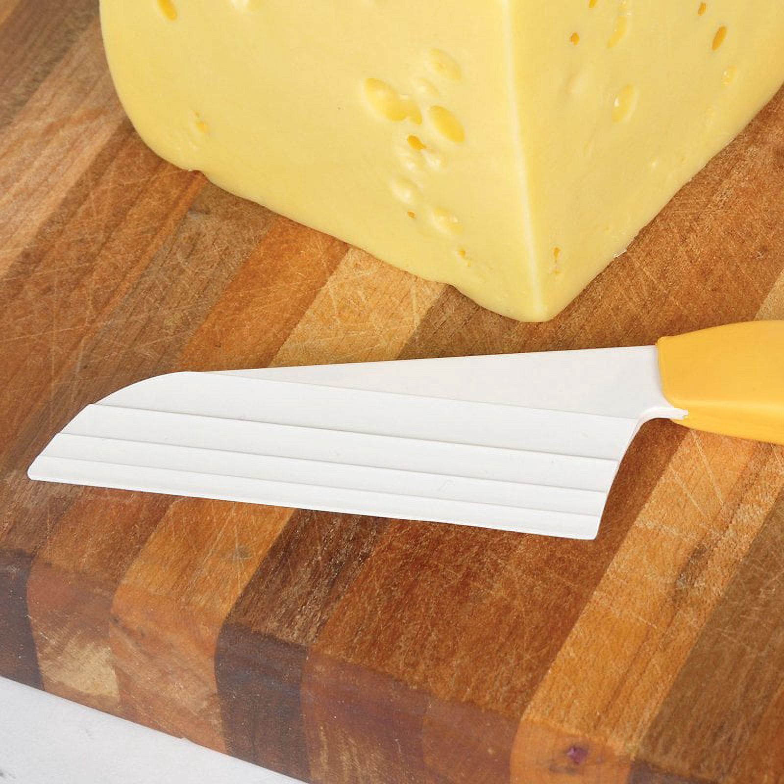 The Cheeseknife Soft Cheese Knife, Resin Blade with Comfort Grip, 8" Long