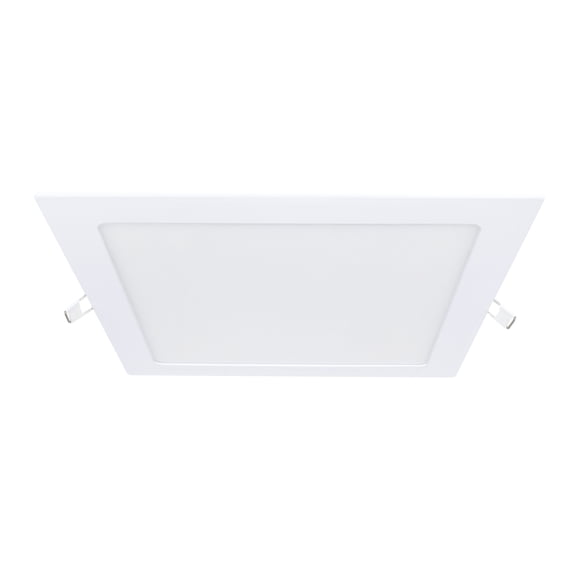 Estevez Luminaria LED Empotrable Cuadrada FLAT SQUARE CCT 18W Blanco – 3 Tonos de Luz