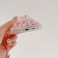 thumbnail image 5 of for Samsung Galaxy A16 5G Case,Cute Bling Glitter Sparkle Stunning Stones Diamond Rhinestone 3D Handmade Pearl Rose Flower with Wrist Lanyard for Women Girly for Galaxy A16 (Pink), 5 of 9