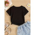 thumbnail image 2 of Girls' Third Grade School Shirt - Soft Breathable Kids T-Shirt with Cute Lettering - Comfortable Everyday & Back-to-School Outfit for 3rd Graders - Casual Children's Wear, Soft Knit Fabric, 2 of 6