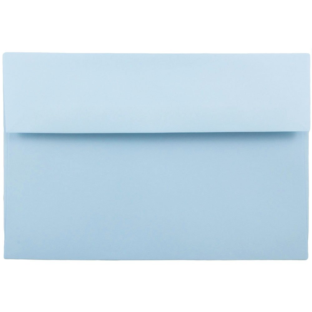JAM A9 Envelopes, 5 3/4 x 8 3/4, Baby Blue, 250/Pack