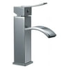 Dawn Kitchen & Bath AB78 1258C Single-Lever Square Lavatory Faucet with Sheetflow Spout - Chrome