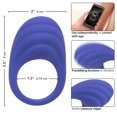thumbnail image 2 of CalExotics Connect App Compatible Rechargeable Silicone Couples Vibrating Ring with Remote Control, Purple, 2 of 6