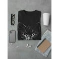 thumbnail image 3 of Little Black Kitty Head Tee Men's -Image by Shutterstock, 3 of 4