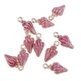 thumbnail image 3 of 10 piezas de concha , concha, de aleación de animales, de hallazgos de joyería rojo, 3 of 8