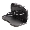 thumbnail image 2 of Organizador Plegable Del Tenedor de de la vaso de La Bandeja Del Asiento Trasero Del Coche, Universal funciones, Fácil de Instalar Gris shamjiam Bandeja de comedor plegable con respaldo para automóvil, 2 of 8