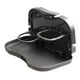 thumbnail image 2 of Bandeja plegable portátil para asiento trasero de coche, portavasos y botellas, mesa de comedor Gris, 2 of 9