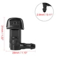 thumbnail image 2 of Unique Bargains 2pcs 85381-04030 Windshield Washer Nozzle Sprayer 1 Hole for Toyota, 2 of 5