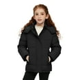 thumbnail image 2 of Wantdo Big Girl's Coat Recycled Winter Jacket Warm Short Puffer Jacket Black 18/20, 2 of 9