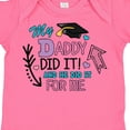 thumbnail image 4 of Inktastic My Daddy Did It and He Did It for Me with Graduation Cap Girls Baby Bodysuit, 4 of 5