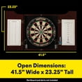 thumbnail image 4 of Viper Hudson Steel Tip Dartboard Cabinet with Scoreboard, Mahogany, 4 of 13