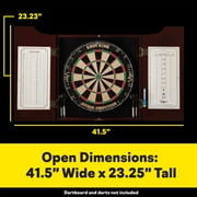 Viper Hudson Steel Tip Dartboard Cabinet with Scoreboard, Mahogany