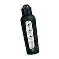 thumbnail image 2 of Botella de agua de vidrio, jarra de agua de gran capacidad, portátil con asa de transporte para beber Negro, 2 of 9