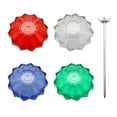 thumbnail image 2 of TEHAUX 4Pack Spike Bill Desk Straight Rod Receipt Holder Assorted Color For Office Supply And Kitchen Accessory, 2 of 8