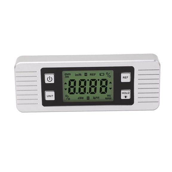 Yajisi Digital Level Angle Gauge – 2‑Mode Magnetic Electronic Level, 0.01° Accuracy, Backlit LCD, Dust & Water Resistant, Ideal for Woodworking & Electrical Work