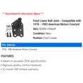 thumbnail image 2 of Front Lower Ball Joint - Compatible with 1978 - 1983 American Motors Concord 1979 1980 1981 1982, 2 of 2