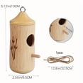 thumbnail image 3 of Bird Feeder for Outdoors, Hummingbird Feeders for Outdoors Wooden Hanging, Bird Feeders for Garden Decor, Wild Bird Feeder for Yard Courtyard, 3 of 5