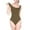 Brown, variant on Baberdicy One Piece Swimsuit Women Swimwear Suit Athletic for Teen Girls Solid Color Black And Brown Swimsuit Bathing Swimsuit Black L