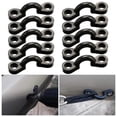 thumbnail image 2 of 10Pcs Kayak Pad Eye Kit, Nylon Bungee Deck Loops Tie Down Pad Eye With Screws, Boat Eye Rigging Kayak Deck Kit Hooks, Rope Loop,, 2 of 9