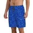 thumbnail image 2 of Logiee Blue Circles Mosaic Print Mens Swim Trunks Quick Dry Board Shorts,Breathable Hawaii Beach Shorts Swimwear Bathing Suits-X-Large, 2 of 6