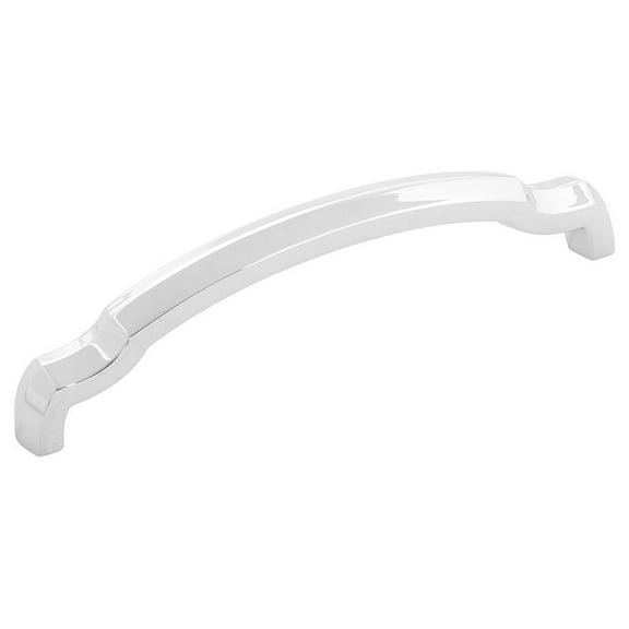 Hickory Hardware H077864CH 5.0625 in. Center to Center Veranda Collection Pull, Chrome Finish