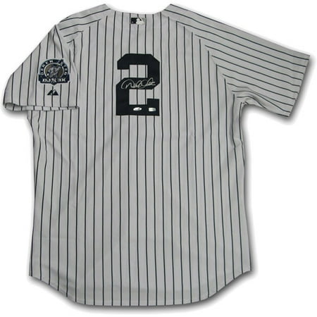 Sport Image Authentic Autographed New York Yankees Jersey with Logo Patch, Derek Jeter 3000 Hit
