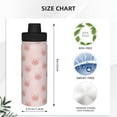 thumbnail image 3 of Yiaed Cute Pig Face Print Sports Insulated Kettle Bottle Reusable Stainless Steel Insulated Cup, Outdoor Portable Casual Stainless Steel Insulation Cup, 3 of 7