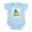 Sky Blue, variant on CafePress - Happy Turtle Infant Bodysuit - Baby Light Bodysuit, Size Newborn - 24 Months