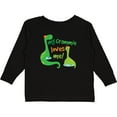 thumbnail image 3 of Inktastic My Grammie Loves Me Grandson Dinosaur Boys Long Sleeve Toddler T-Shirt, 3 of 5