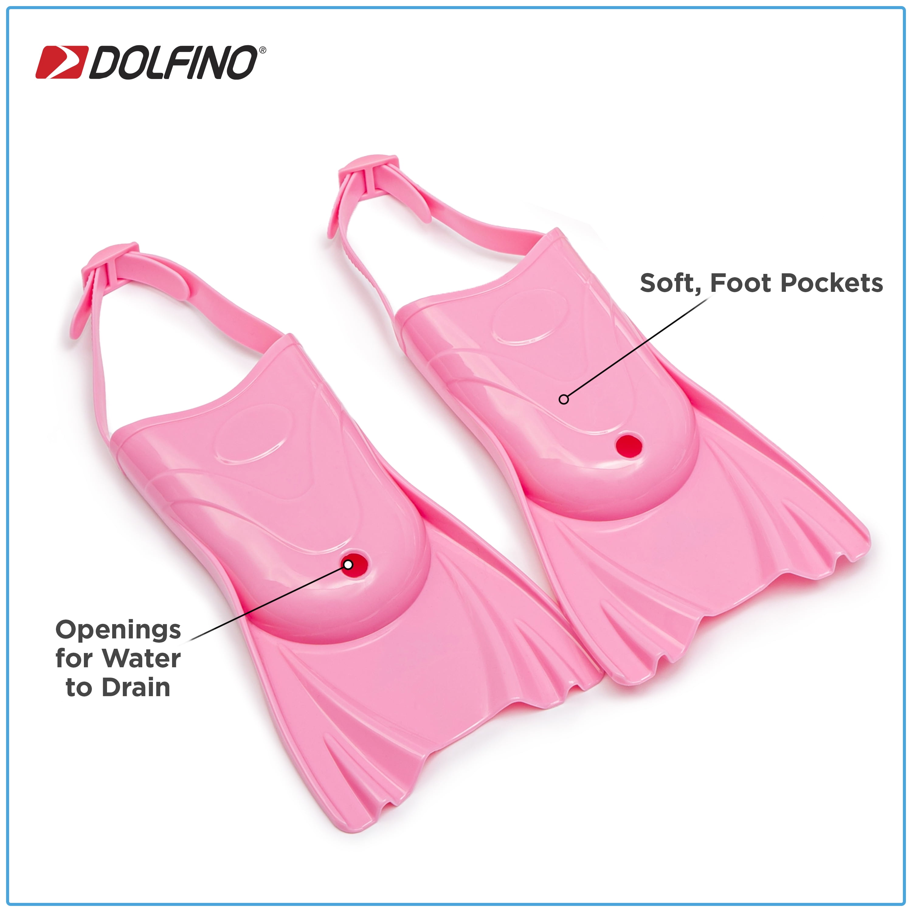 EyePop 4-Piece Pink Dive Set for Children, Unisex