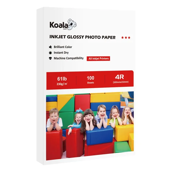 Koala 11X17 230Gsm High Glossy Photo Paper 100 Sheets For All Inkjet Printers