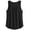Black, variant on Women's Athletic Shirts & Tees Racerback Yoga Shirts Sleeveless Gym Tops Long Workout Running Tank Top