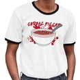 thumbnail image 2 of Cereal Killer Ringer Tee Shirt Unisex Large White/Black, 2 of 5