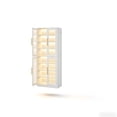 thumbnail image 6 of JERFIT 8-Tier LED Shoe Cabinet with Doors, Modern Wood Shoe Rack Organizer with Remote Control Lights, Freestanding Storage Closet for Entryway, White, 6 of 8