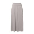 thumbnail image 4 of Kureaily Women Full Length Skirt A Line Umbrella Skirt Mid Length Skirt, 4 of 6