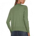 thumbnail image 3 of Womens Open Front Cardigan Long Sleeve Casual Knit Sweaters Fall Trendy Button Down Open Front Lightweight Cardigans, 3 of 6
